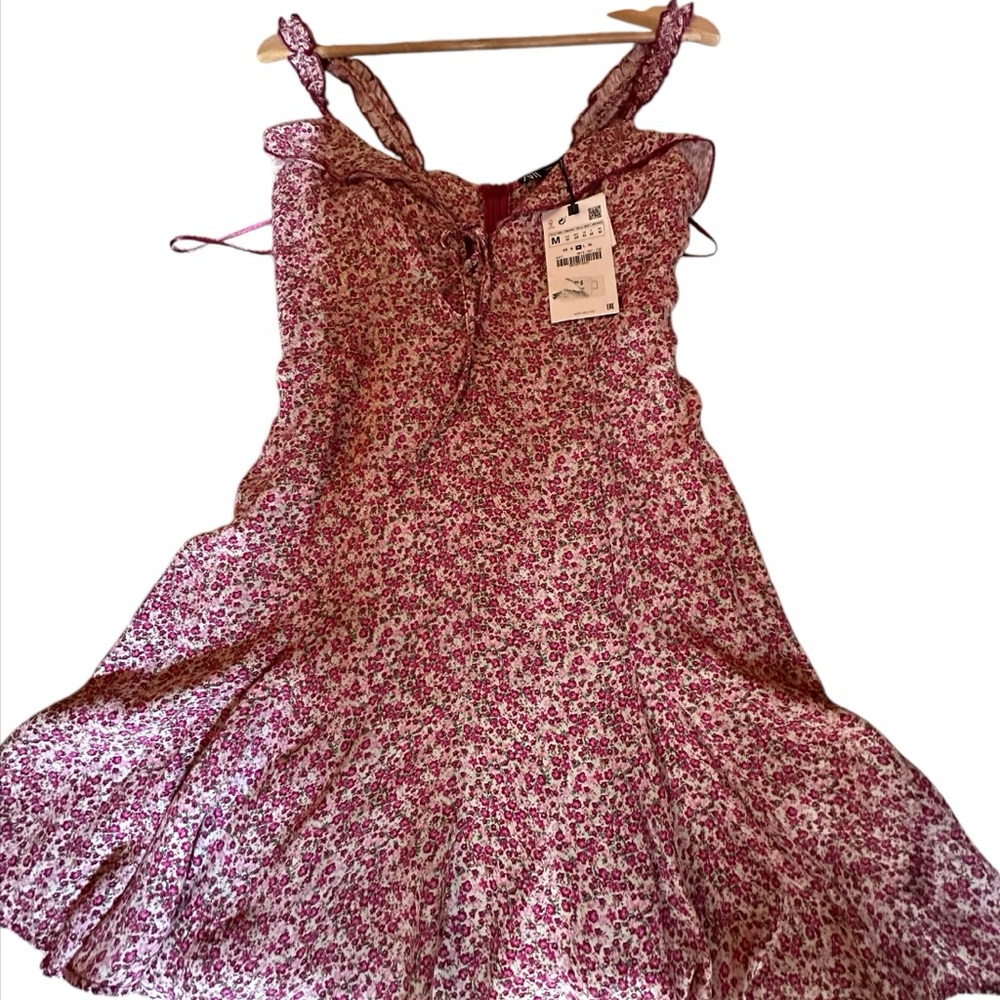 Zara Pink floral dress